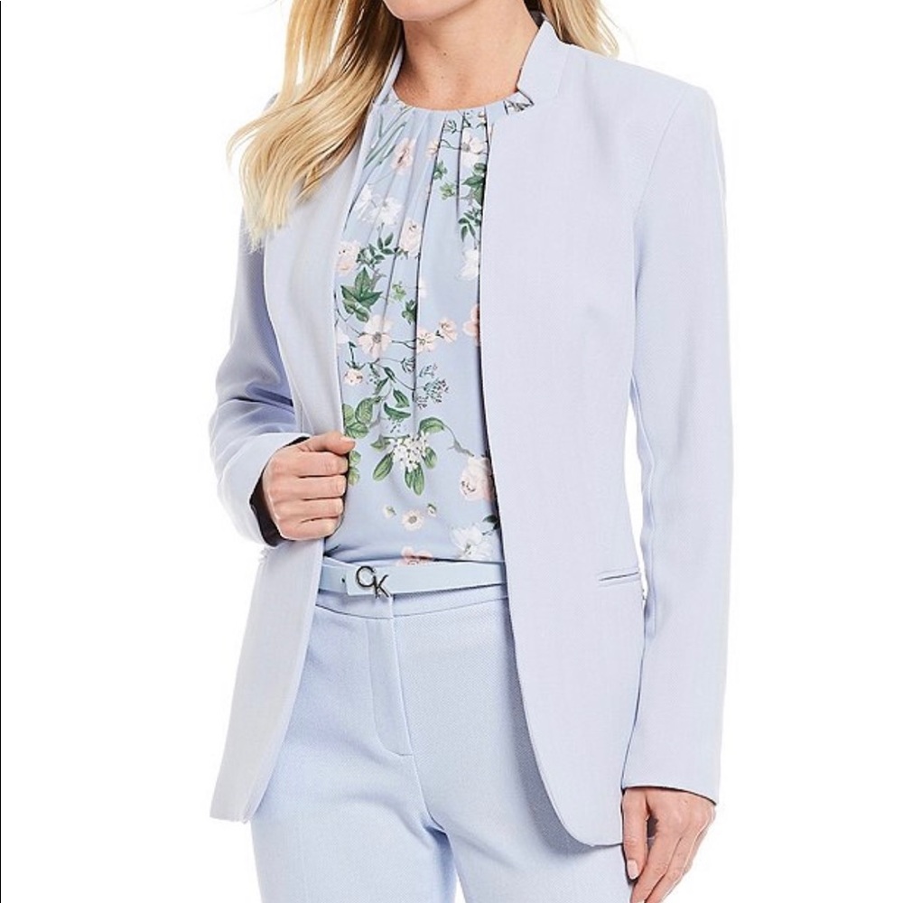 Calvin Klein
Women's Open Front Herringbone Jacket